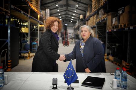 05. EULEX hands over equipment to EU Delegation in Albania