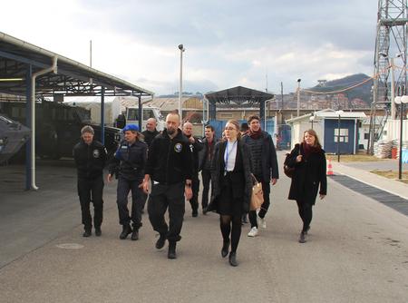 5. EULEX interns visit the Formed Police Unit