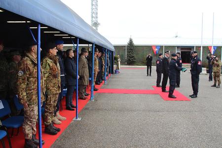4. EULEX Deputy Head of Mission attends Multinational Specialized Unit change of command