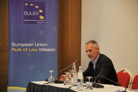 03. EULEX training for local prosecutors and judges on evidential issues surrounding the prosecution...