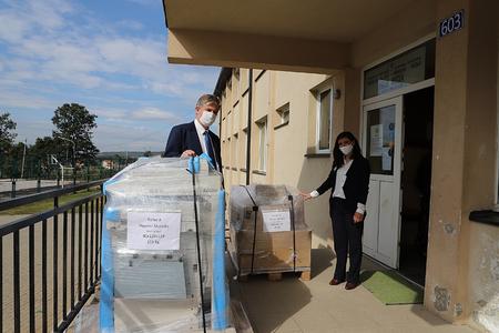 Donation of IT and office equipment to the "Nexhmi Mustafa" elementary school in Besi 