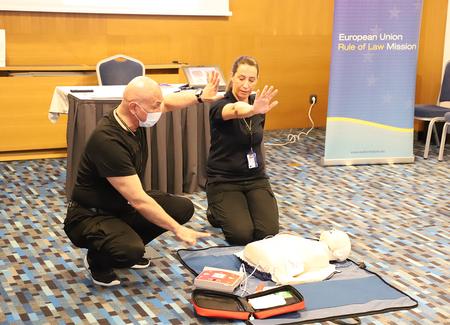 Thirteen Kosovo Correctional Service officers get certified as instructors for Basic Life Support following EULEX training