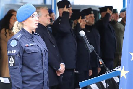 EULEX Formed Police Unit’s Officers receive CSDP Service Medal in the presence of the Acting Commander in Chief of the Polish Police