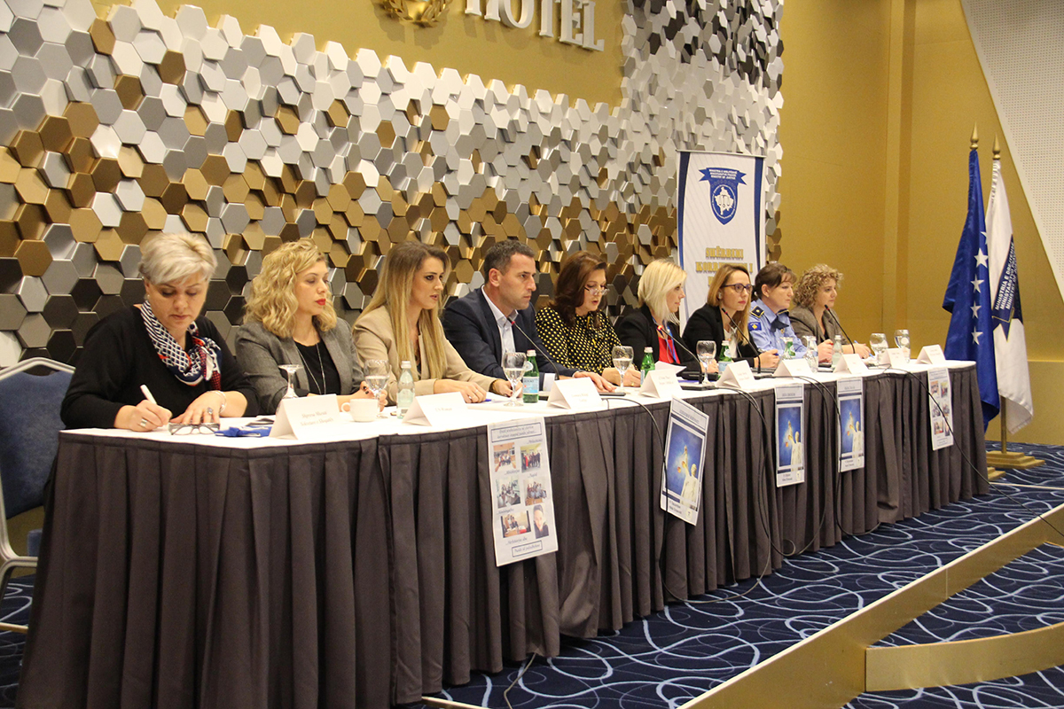 EULEX representative speaks at the Annual Assembly of the Association of Women in Kosovo Correctional Service