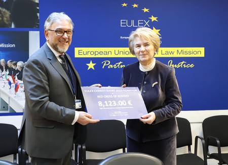 EULEX Charity Event’s Donation to Red Cross of Kosovo