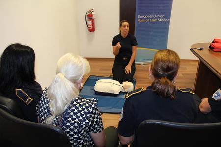 3. EULEX conducts medical training course at the Pristina Detention Center