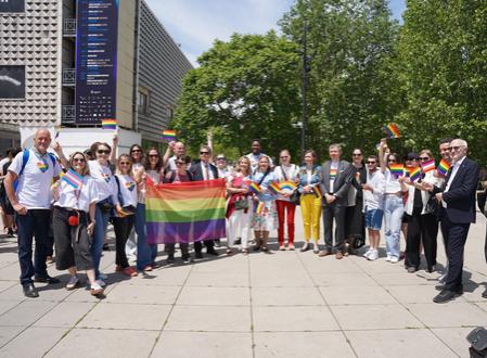 EULEX Joins the 10th Pristina Pride Parade, reaffirming support to equality and inclusion