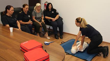 2. EULEX conducts medical training course at the Pristina Detention Center