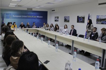 1. Pejë/Peć students visit EULEX