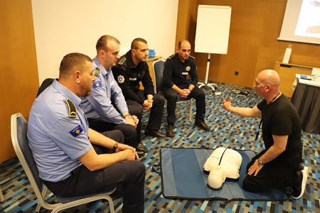 Thirteen Kosovo Correctional Service officers get certified as instructors for Basic Life Support following EULEX training