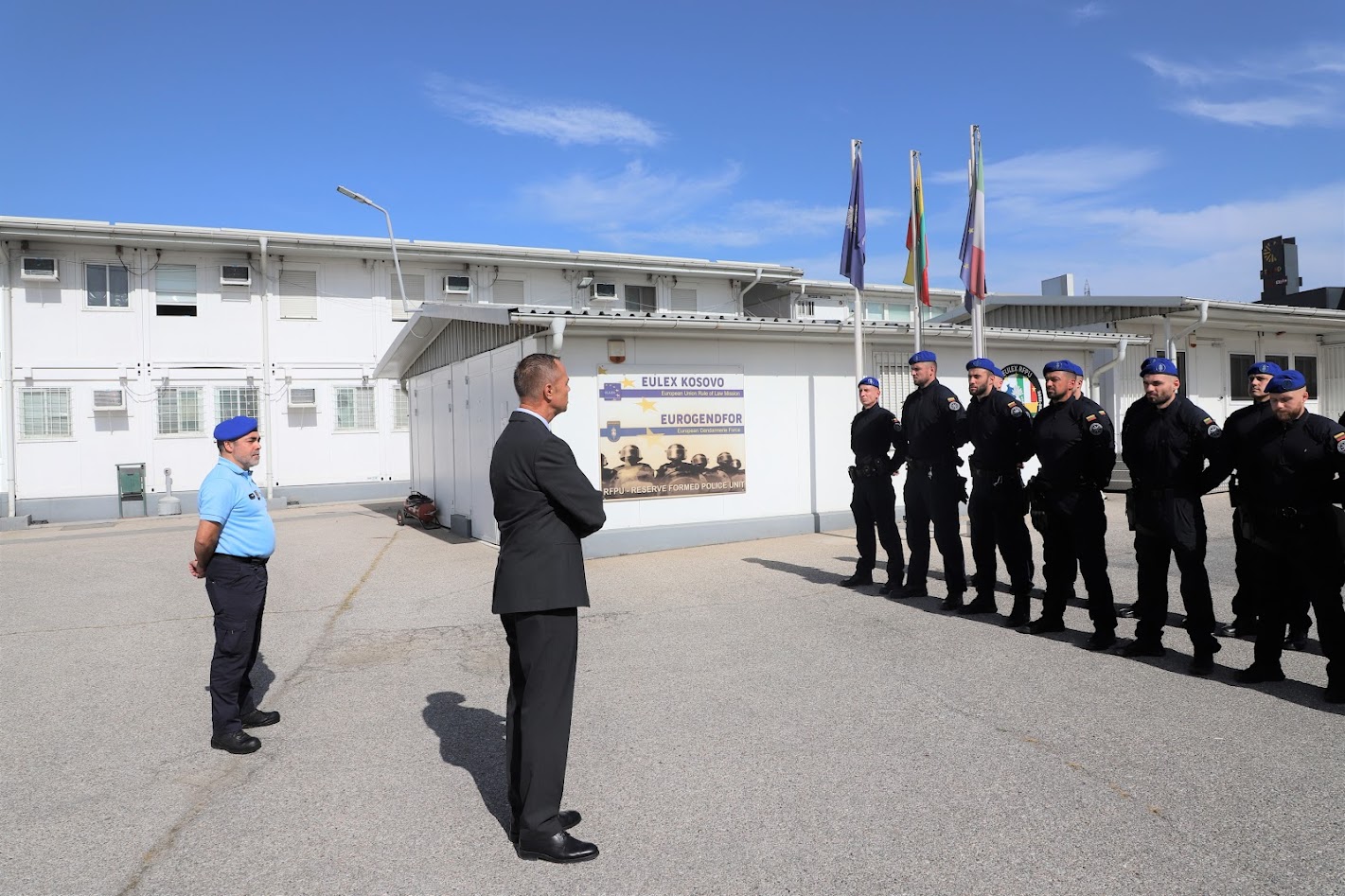EULEX Hosts High-level Delegation of the European Gendarmerie Force