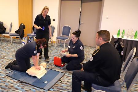 Thirteen Kosovo Correctional Service officers get certified as instructors for Basic Life Support following EULEX training