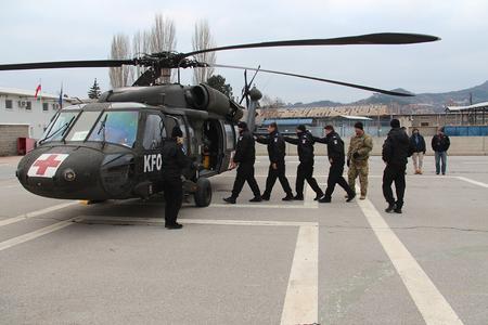 6. EULEX's Formed Police Unit takes part in AERO-Medevac training course