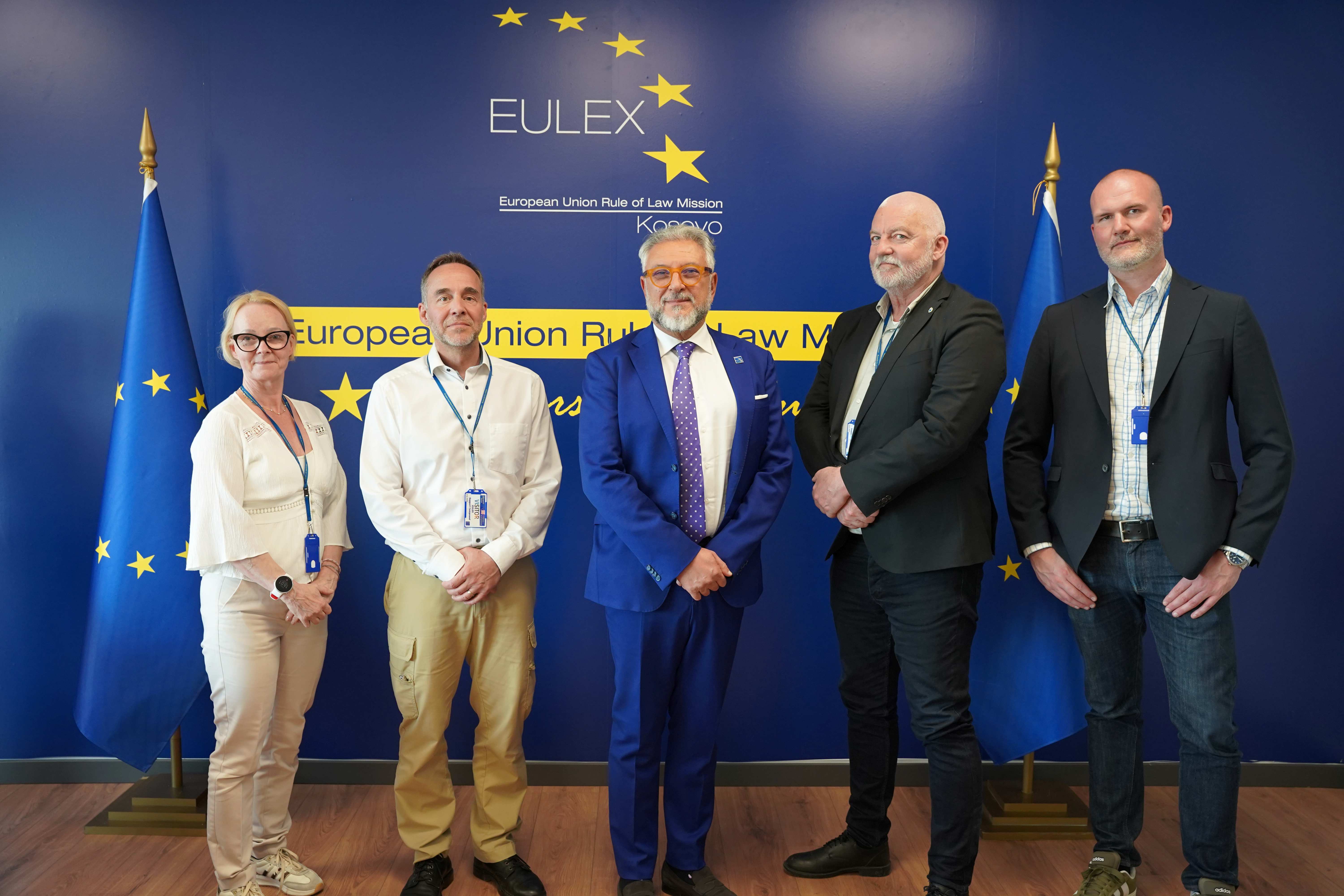 EULEX Hosts a delegation of the Swedish Police Authority 