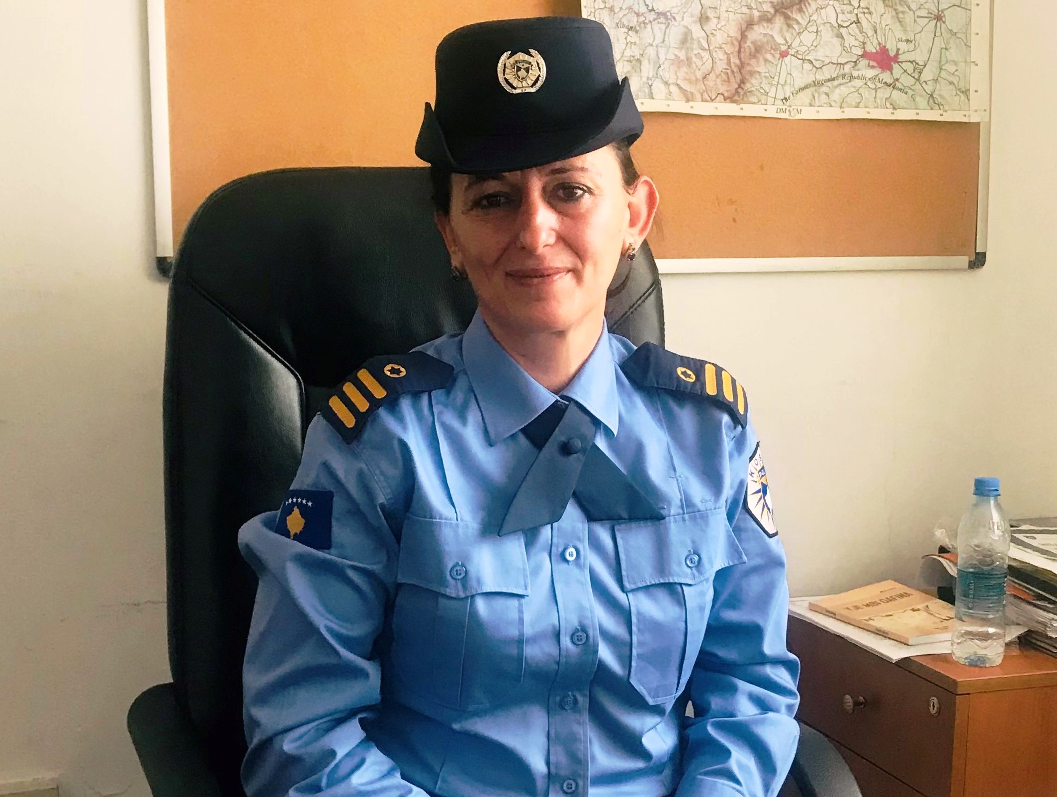 “Violence remains violence and it should not be tolerated. Report it!“ – Meet Sergeant Xhemile Behluli