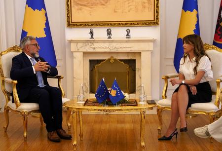 EULEX Head held a farewell meeting with the Kosovo Acting President