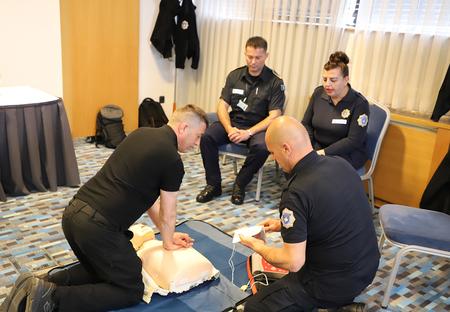 Thirteen Kosovo Correctional Service officers get certified as instructors for Basic Life Support following EULEX training