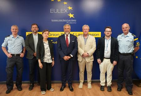 EULEX Hosts a Delegation from the German Department for International Police Missions