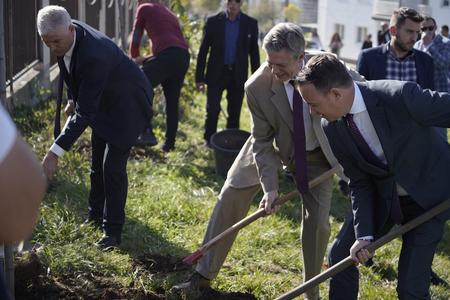 01. Making the Students’ Center in Pristina Greener: Tree Planting Initiative by EULEX and “Keep it Green”