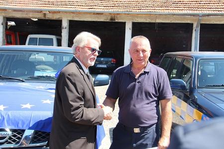 2. EULEX donates vehicles and equipment to the the Leposavić/Leposaviq Fire Station