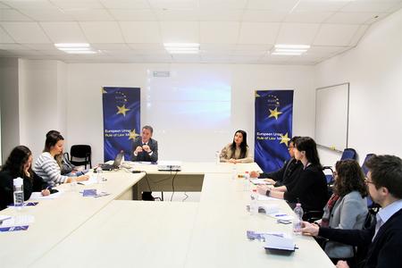 2. University of York students visit EULEX 