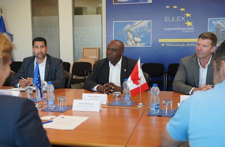 High ranking Canadian Police delegation visits the EULEX Mission