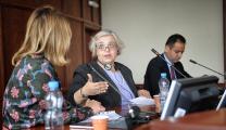 04. EULEX HoM Alexandra Papadopoulou meets Prishtina Law Faculty Students