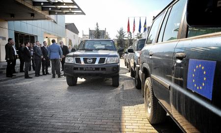 03. EULEX donates vehicles to the Ministry of Internal Affairs