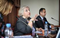 03. EULEX HoM Alexandra Papadopoulou meets Prishtina Law Faculty Students