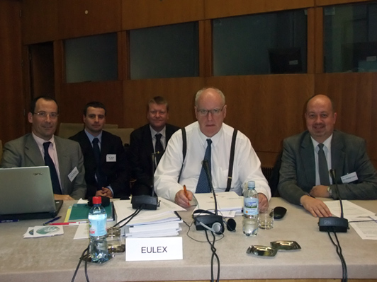 EULEX experts discuss the issue of human trafficking