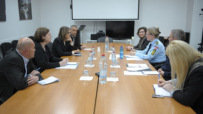 Deputy Head of Mission meets with the Chair of the Association of Women in Kosovo Police