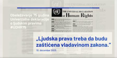 EULEX obeležava 75. godišnjicu Univerzalne deklaracije o ljudskim pravima